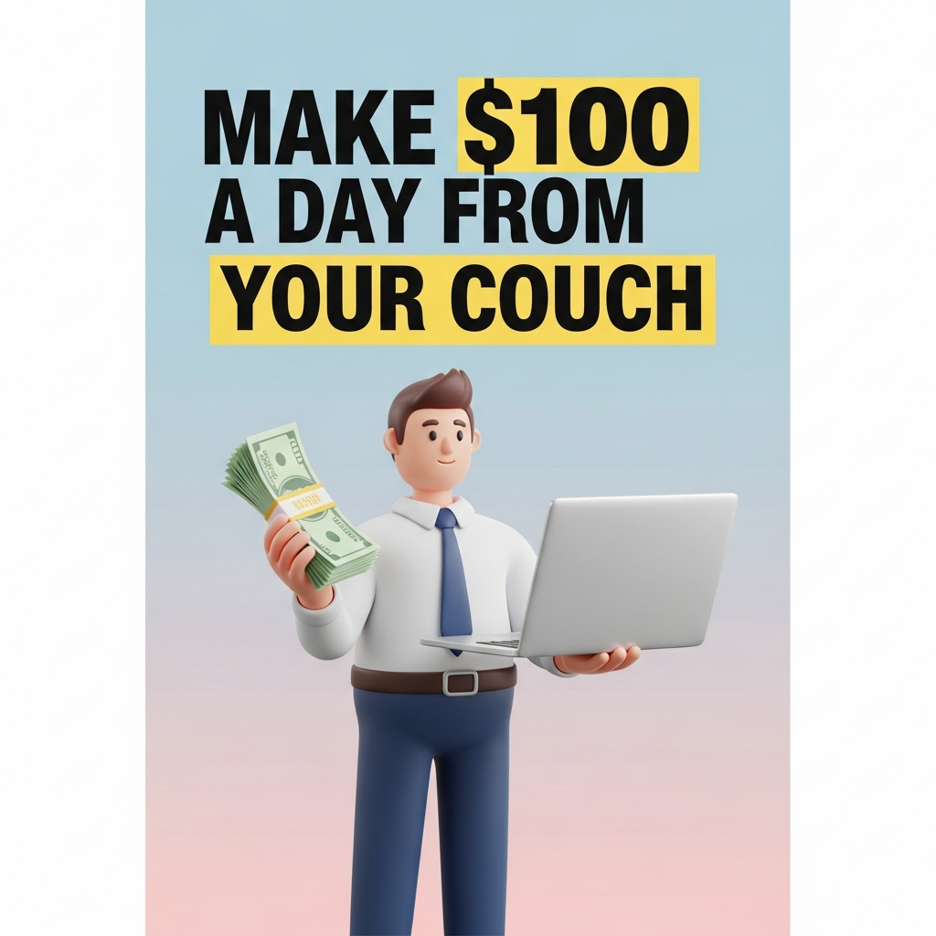 Make $100 A Day From Your Couch