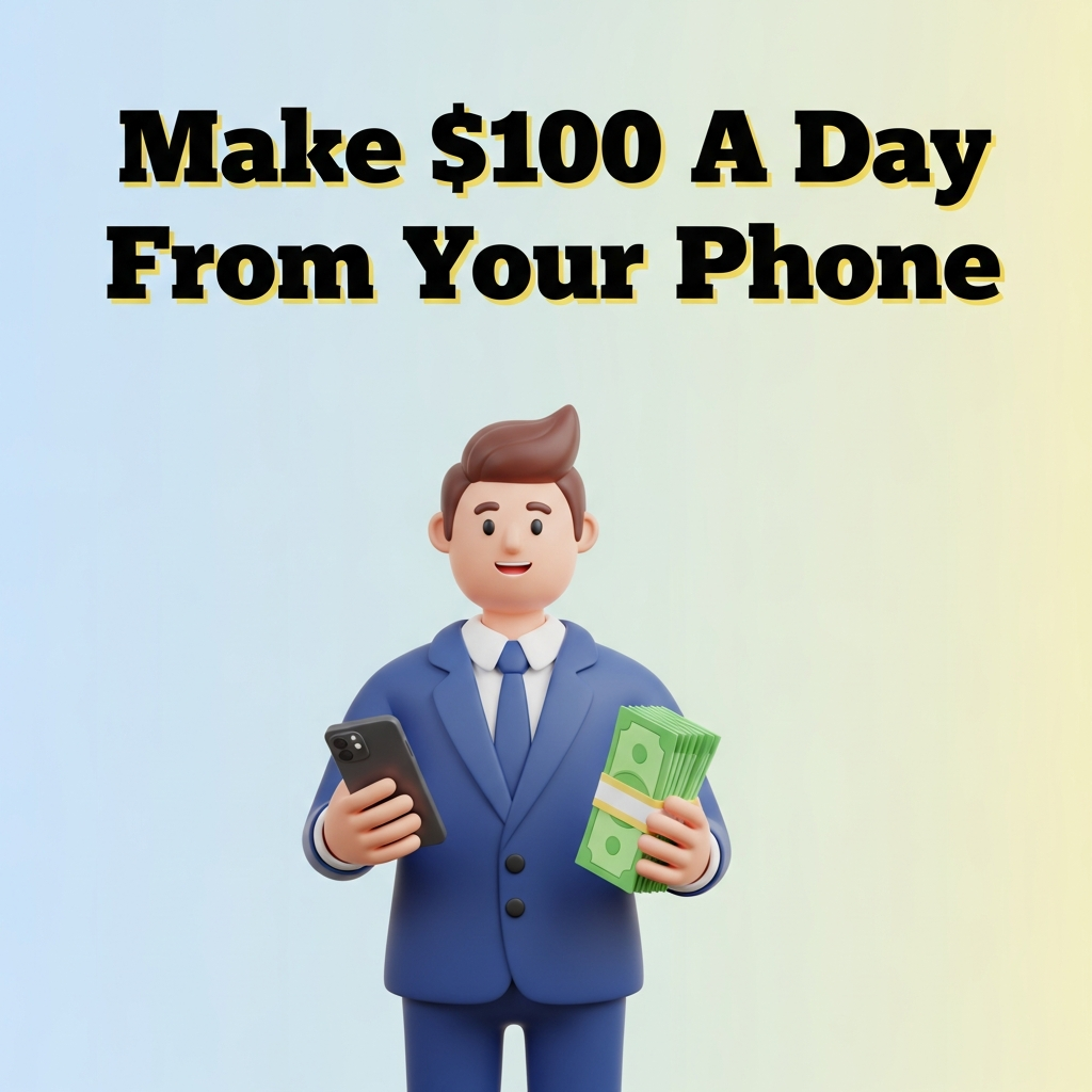 Make $100 A Day From Your Phone