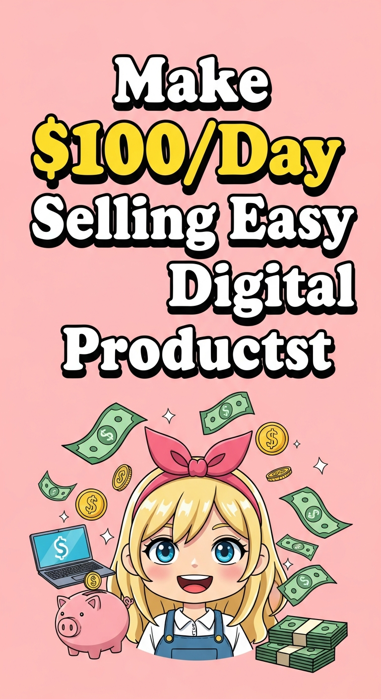 Make $100/Day Selling Easy Digital Products