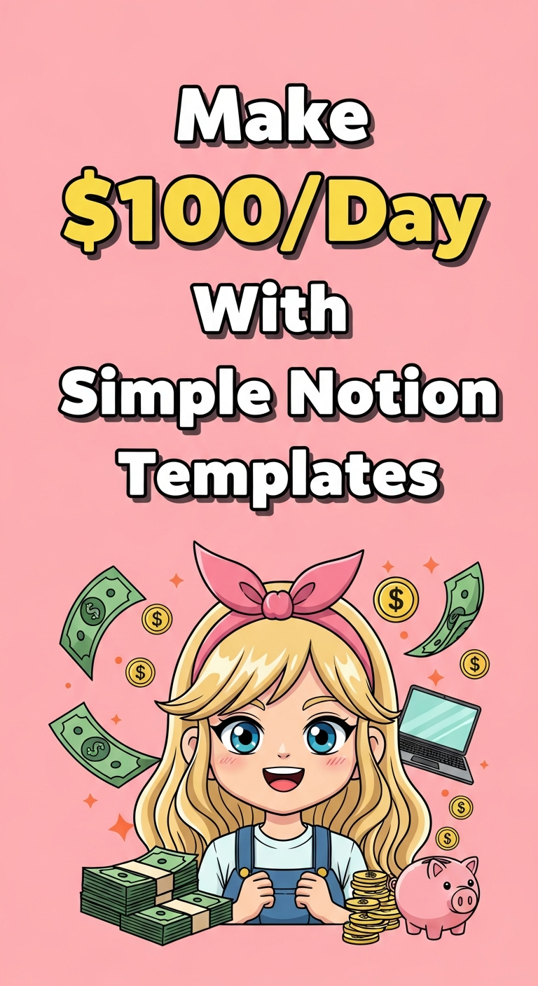 Make $100/Day With Simple Notion Templates