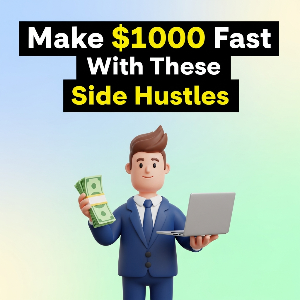 Make $1,000 Fast With These Side Hustles