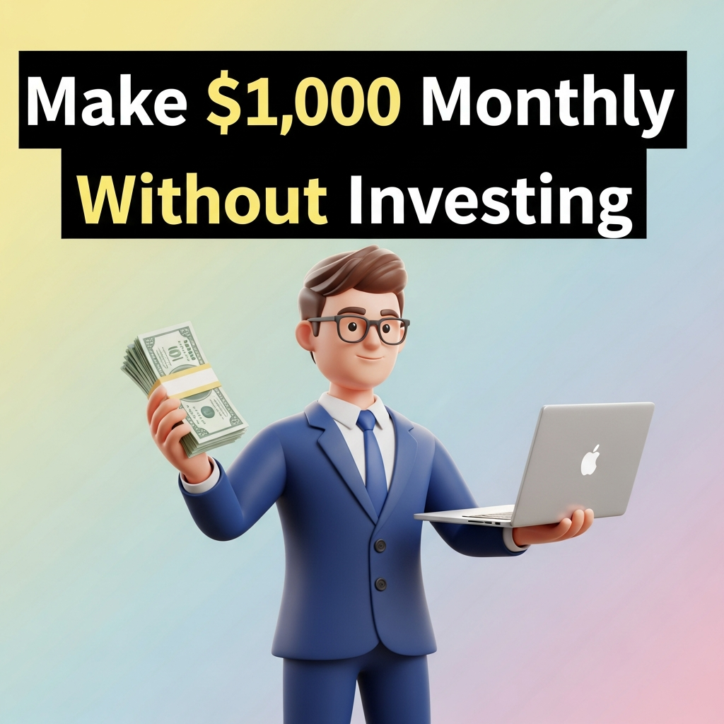 Make $1,000 Monthly Without Investing