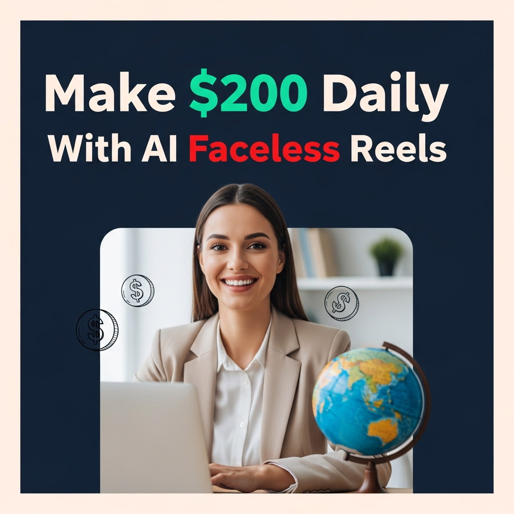 Make $200 Daily With AI Faceless Reels