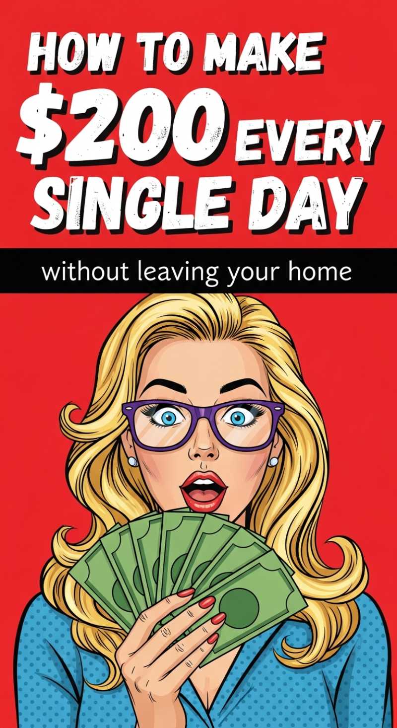 Make $200 Daily Without Leaving Your Home