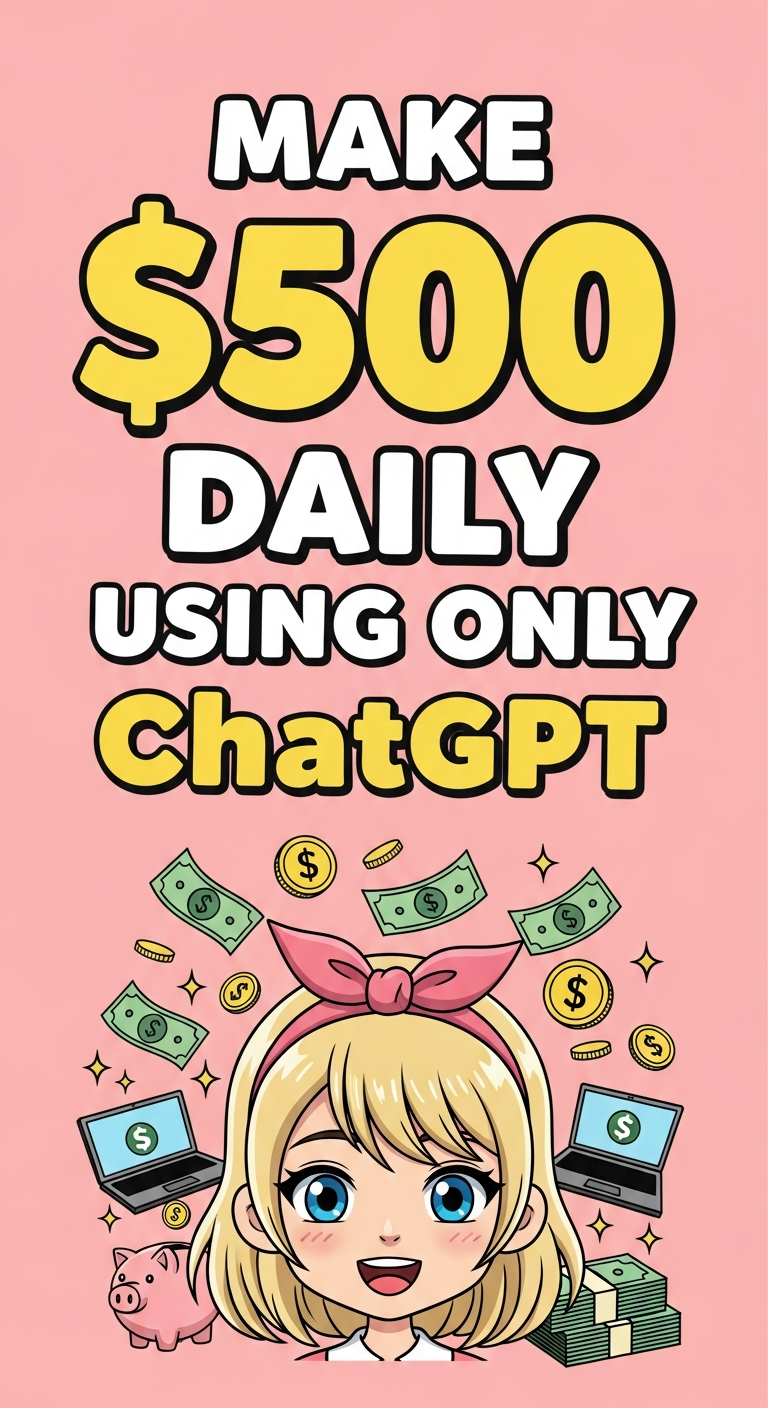 Make $500 Daily Using Only ChatGPT