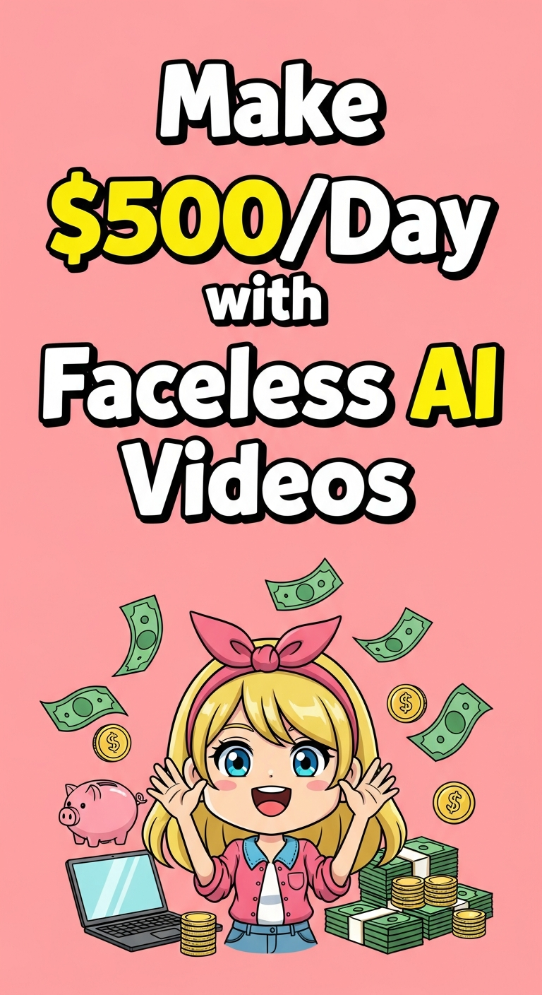 Make $500/Day with Faceless AI Videos