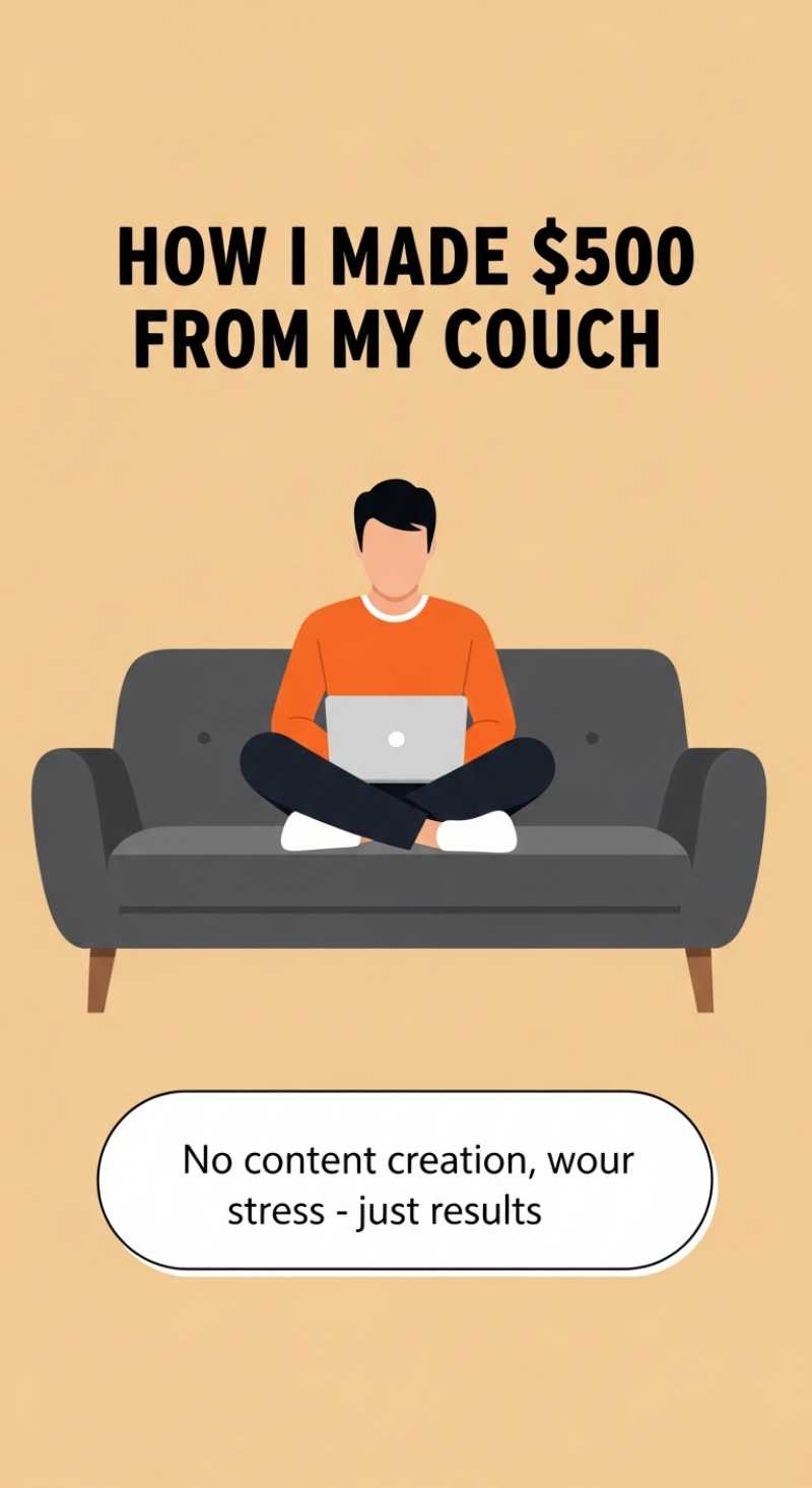 Make $500 From Your Couch - No Followers Needed