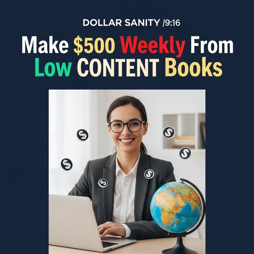 Make $500 Weekly From Low Content Books