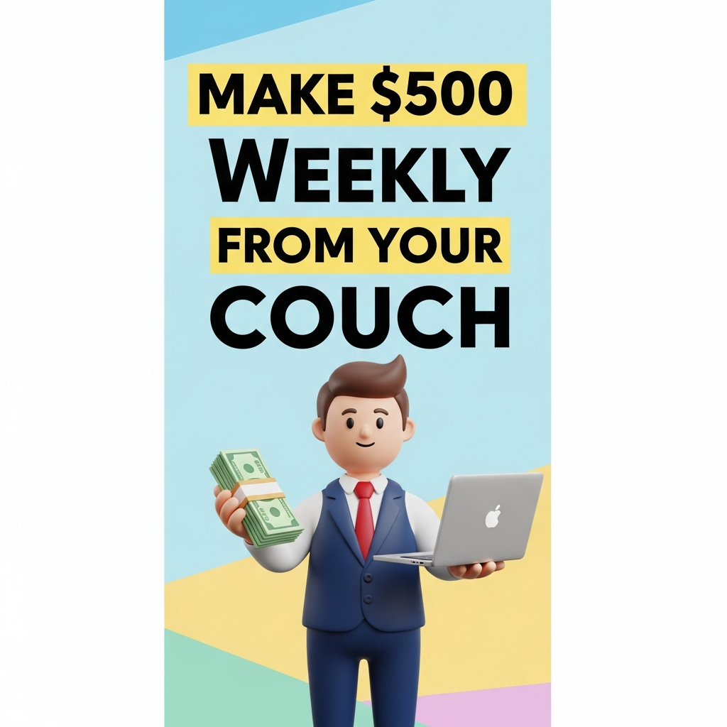 Make $500 Weekly From Your Couch