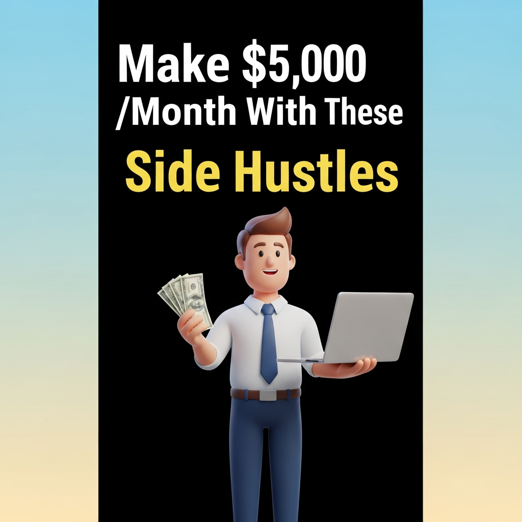 Make $5,000/Month With These Side Hustles
