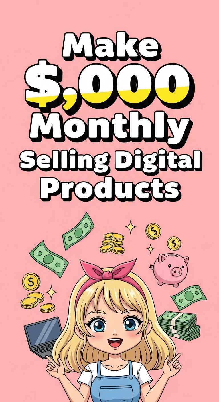 Make $5,000 Monthly Selling Digital Products