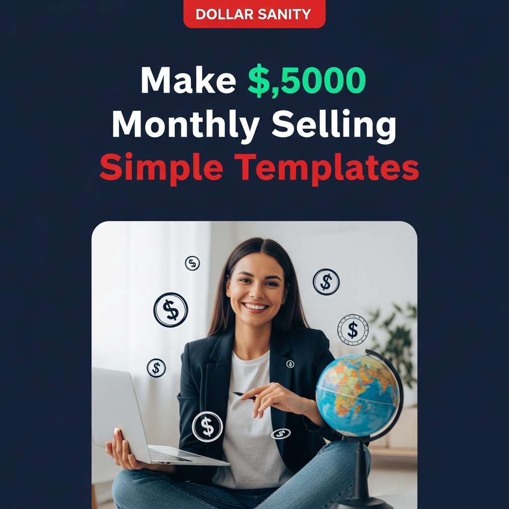 Make $5,000 Monthly Selling Simple Templates