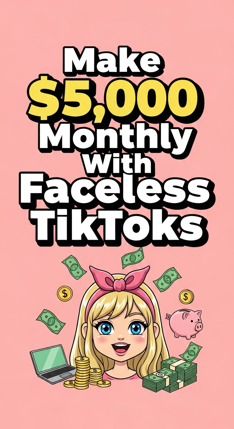 Make $5,000 Monthly With Faceless TikToks