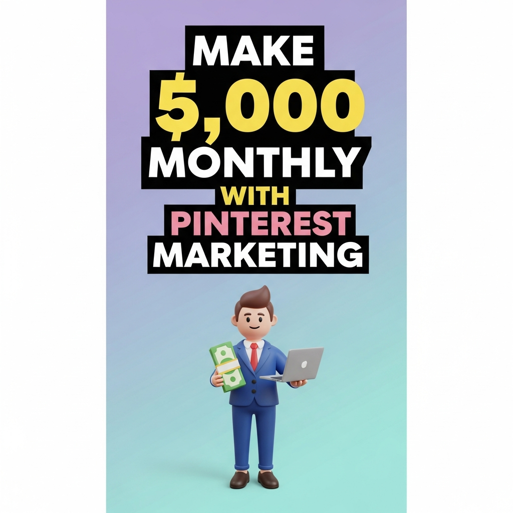 Make $5,000 Monthly With Pinterest Marketing