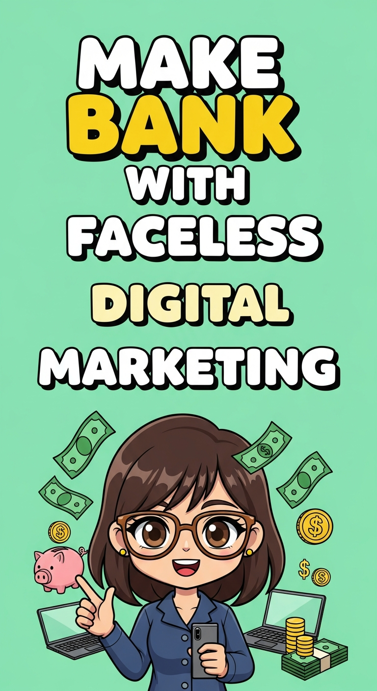 Make Bank With Faceless Digital Marketing