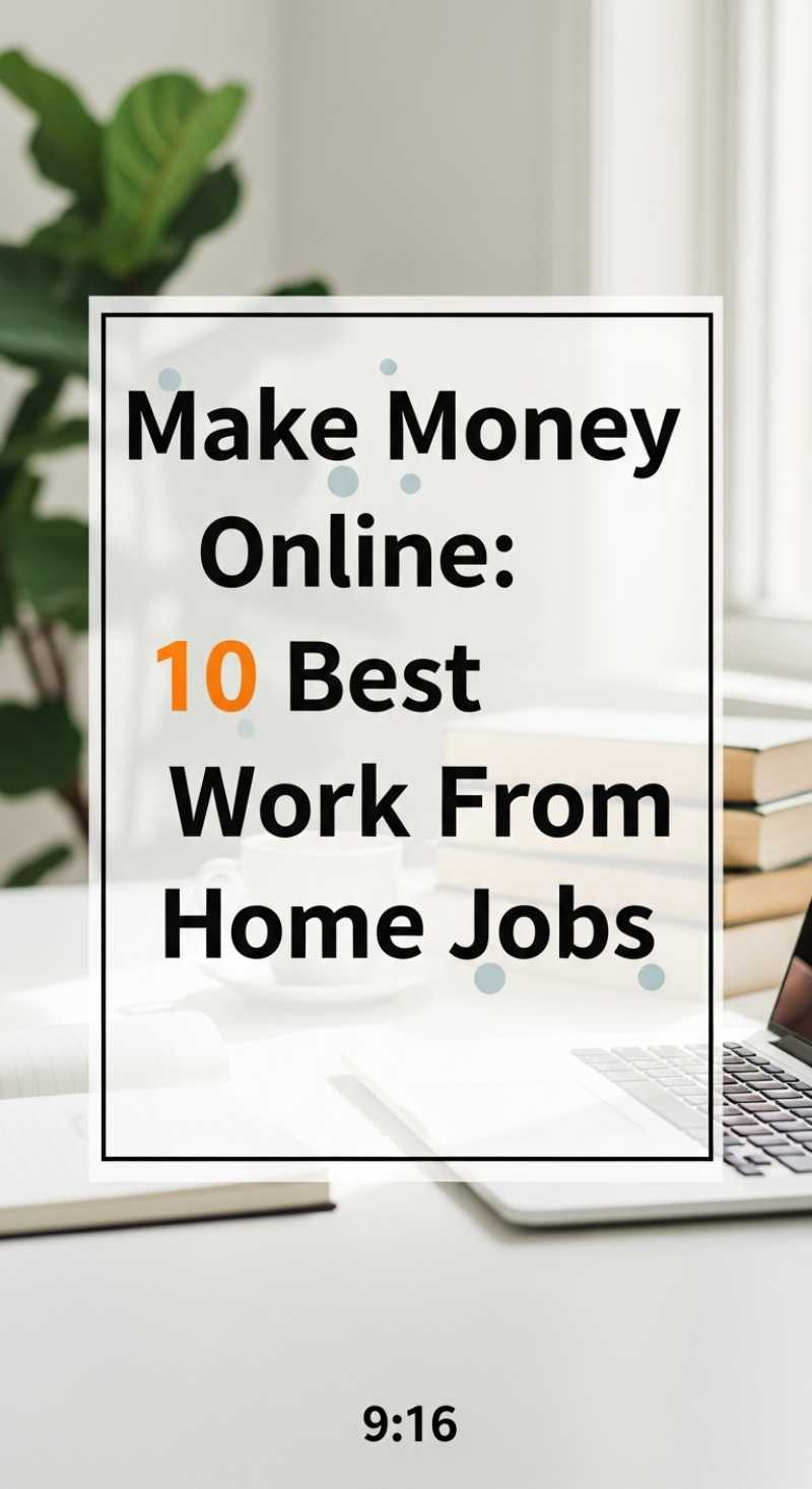 Make Money Online: 10 Best Work From Home Jobs