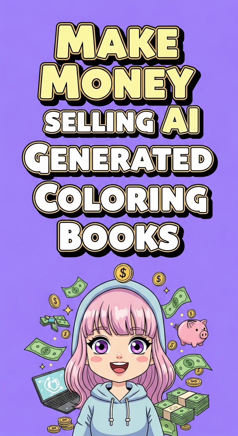 Make Money Selling AI Generated Coloring Books