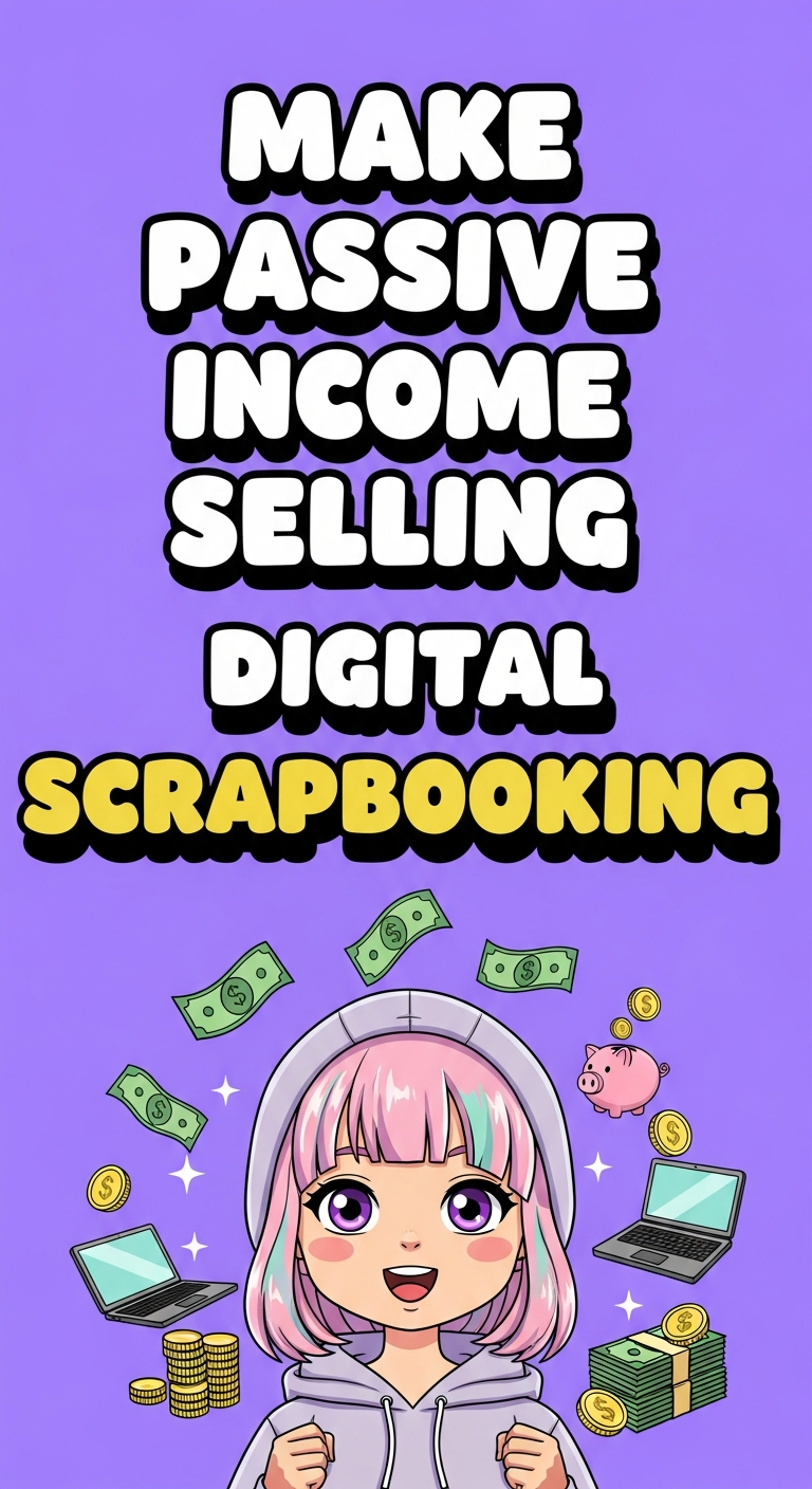 Make Passive Income Selling Digital Scrapbooking