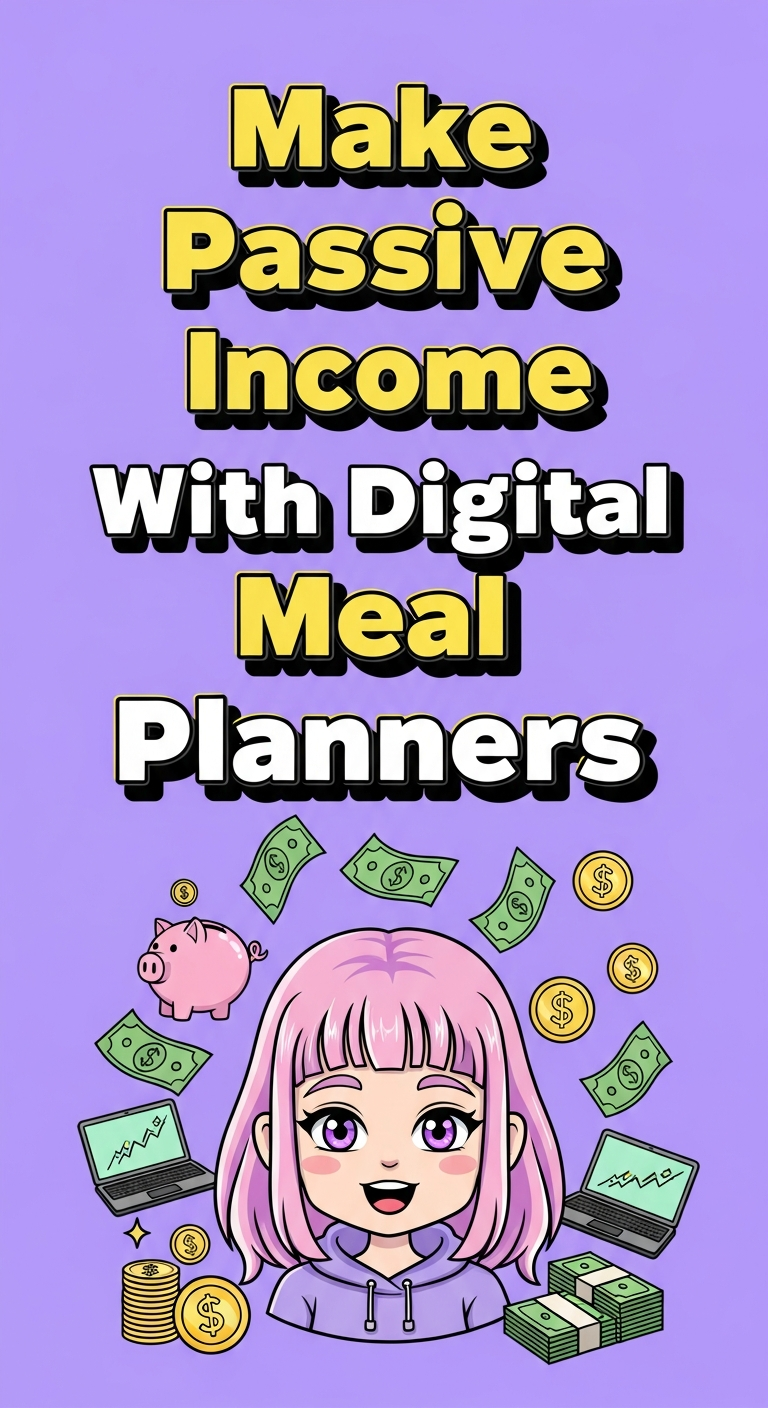 Make Passive Income With Digital Meal Planners