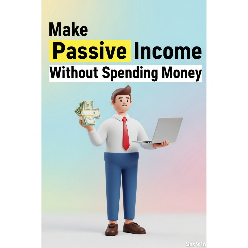 Make Passive Income Without Spending Money