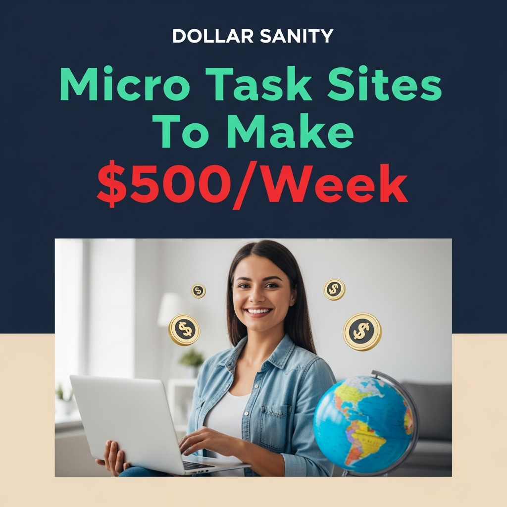 Micro Task Sites To Make $500/Week