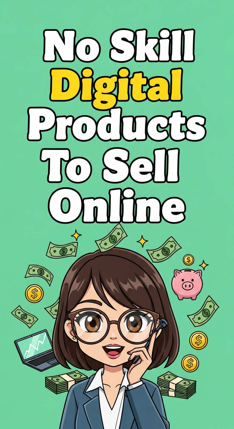No Skill Digital Products To Sell Online