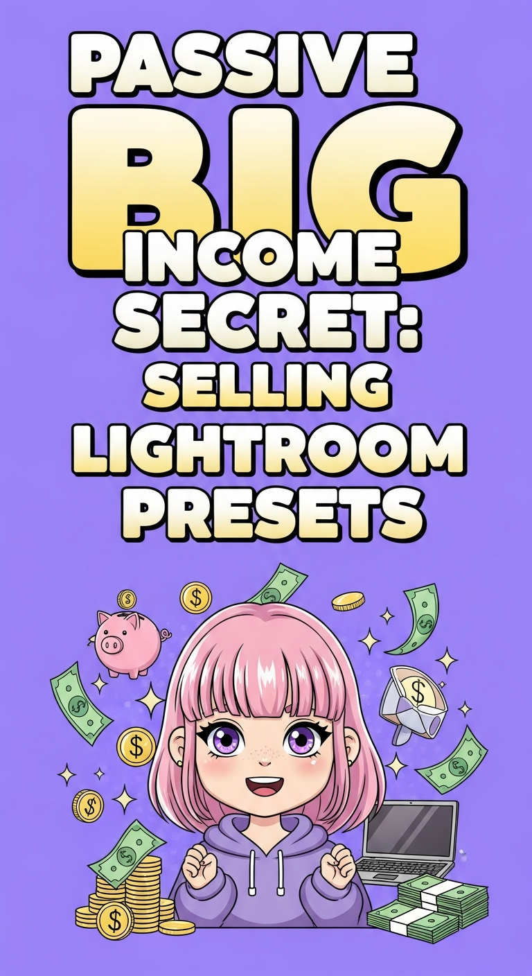 Passive Income Secret: Selling Lightroom Presets