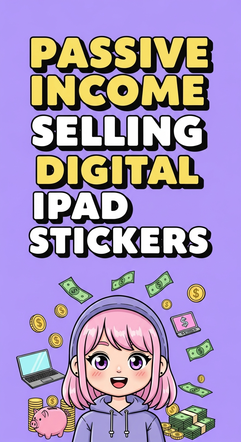 Passive Income Selling Digital iPad Stickers