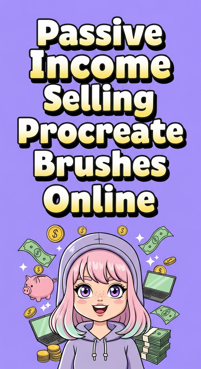 Passive Income Selling Procreate Brushes Online