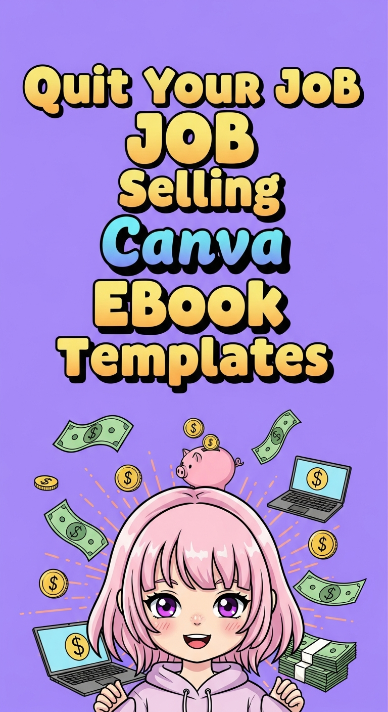 Quit Your Job Selling Canva Ebook Templates