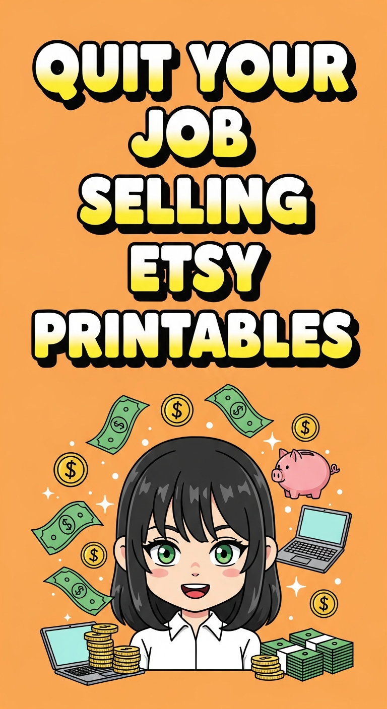 Quit Your Job Selling Etsy Printables