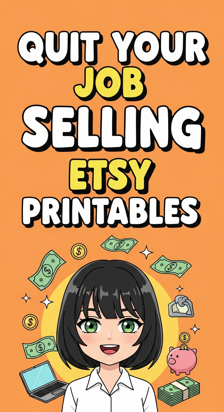 Quit Your Job Selling Etsy Printables
