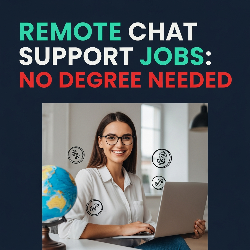 Remote Chat Support Jobs: No Degree Needed