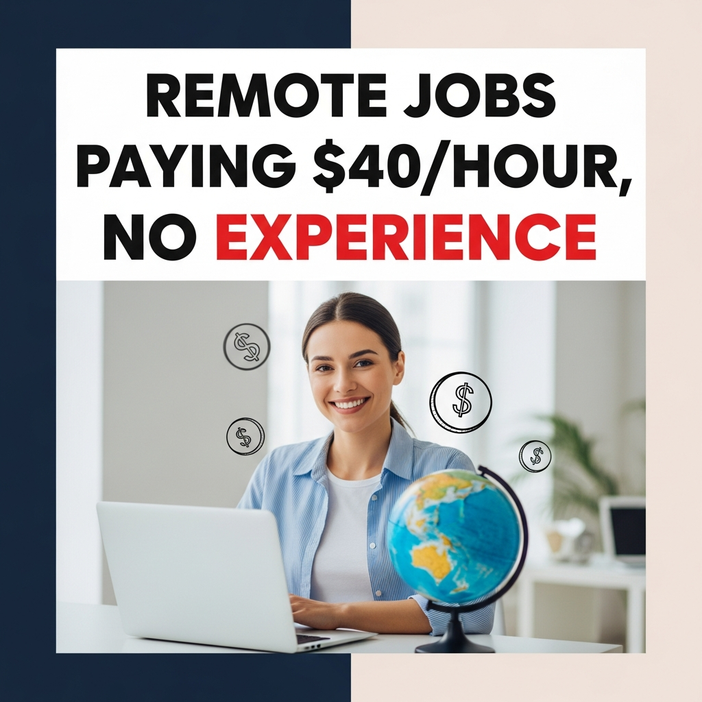 Remote Jobs Paying $40/Hour, No Experience