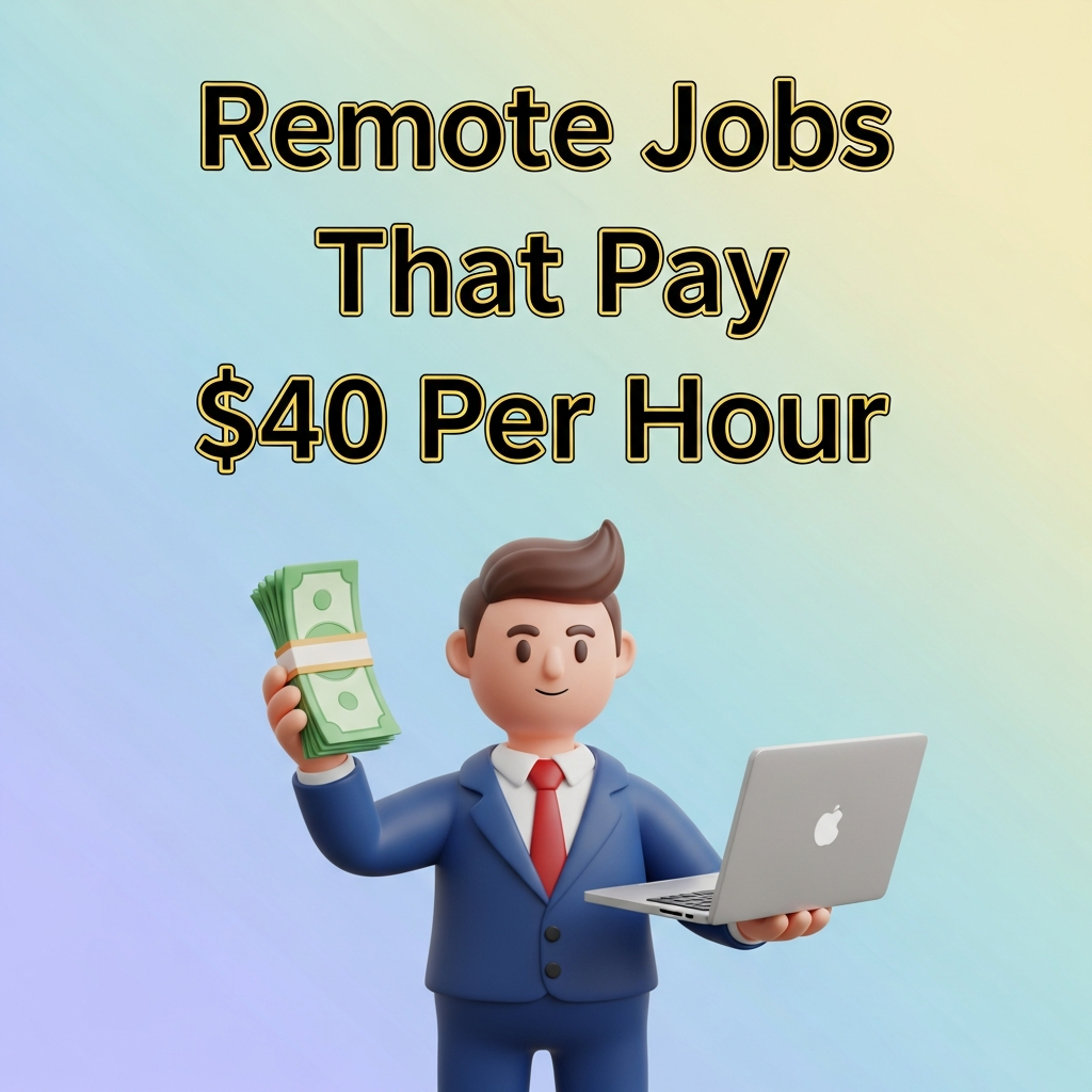 Remote Jobs That Pay $40 Per Hour