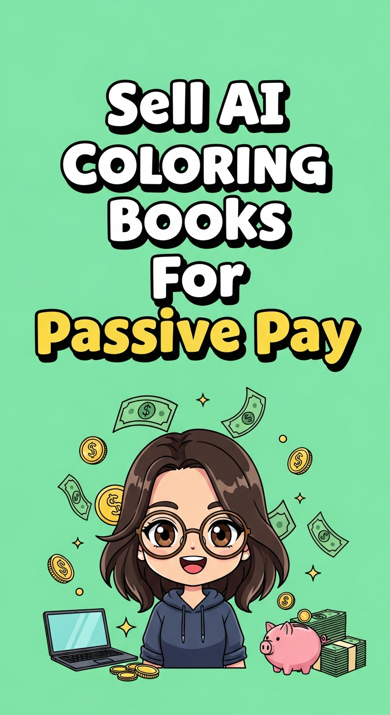 Sell AI Coloring Books For Passive Pay