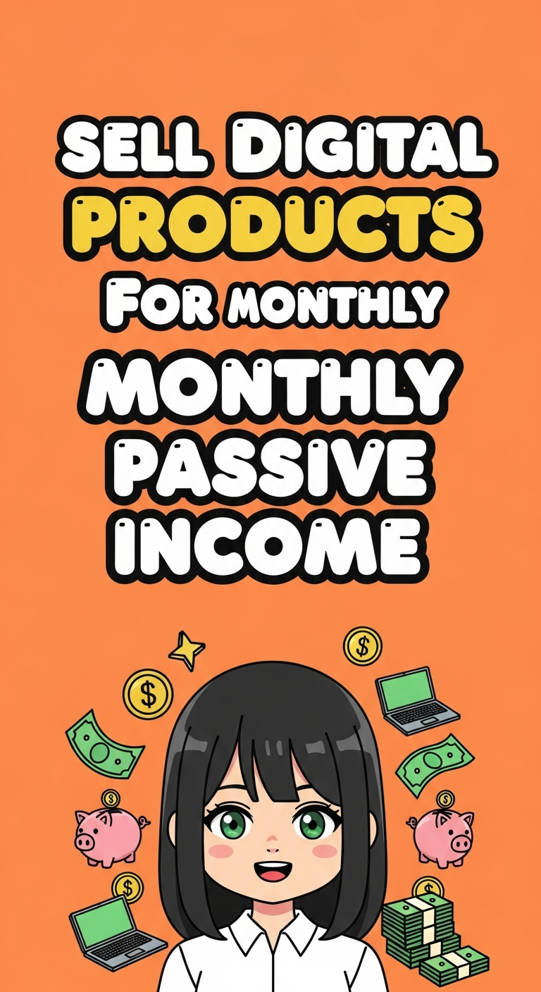 Sell Digital Products For Monthly Passive Income