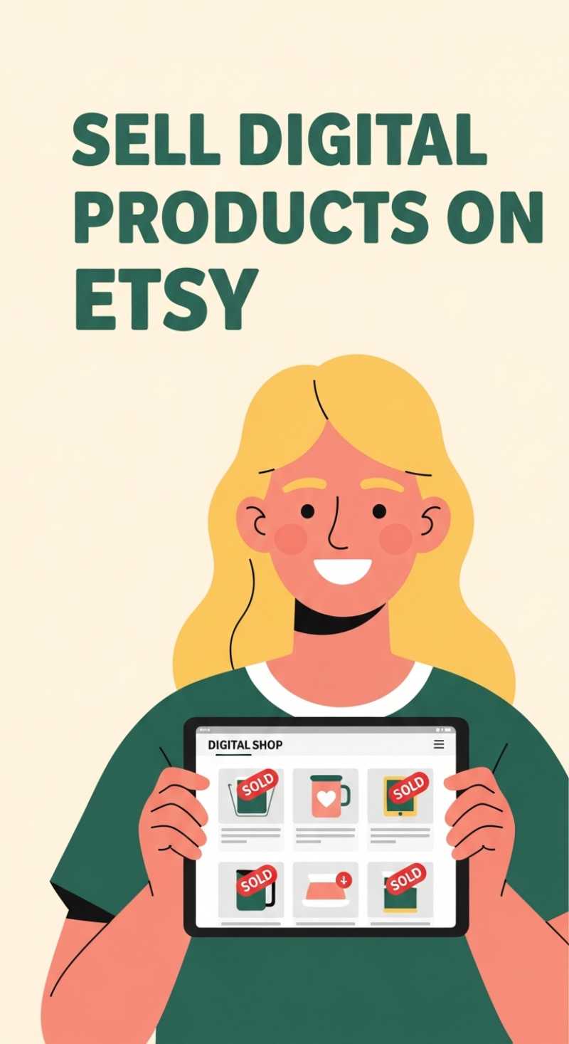 Sell Digital Products On Etsy: Step-By-Step