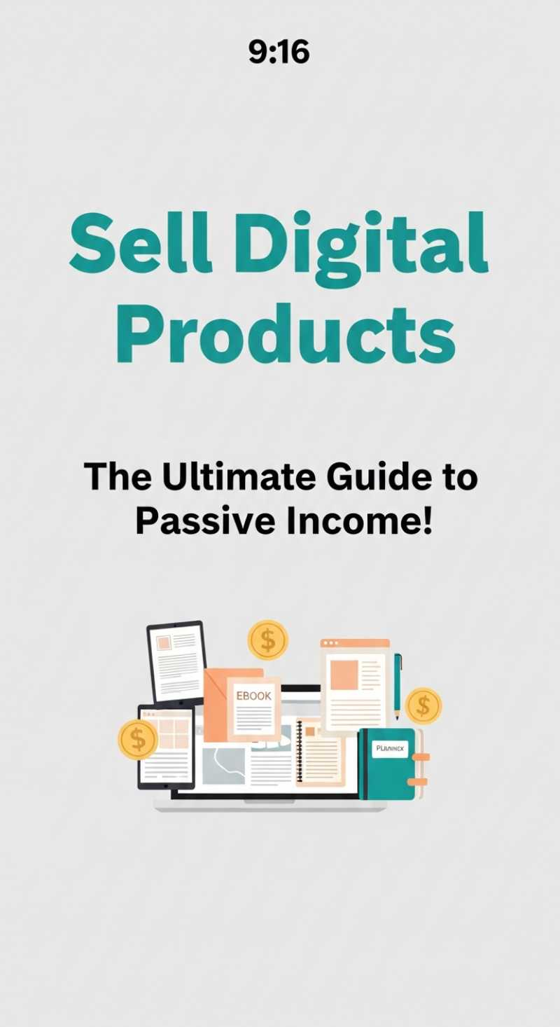 Sell Digital Products: The Ultimate Guide to Passive Income!