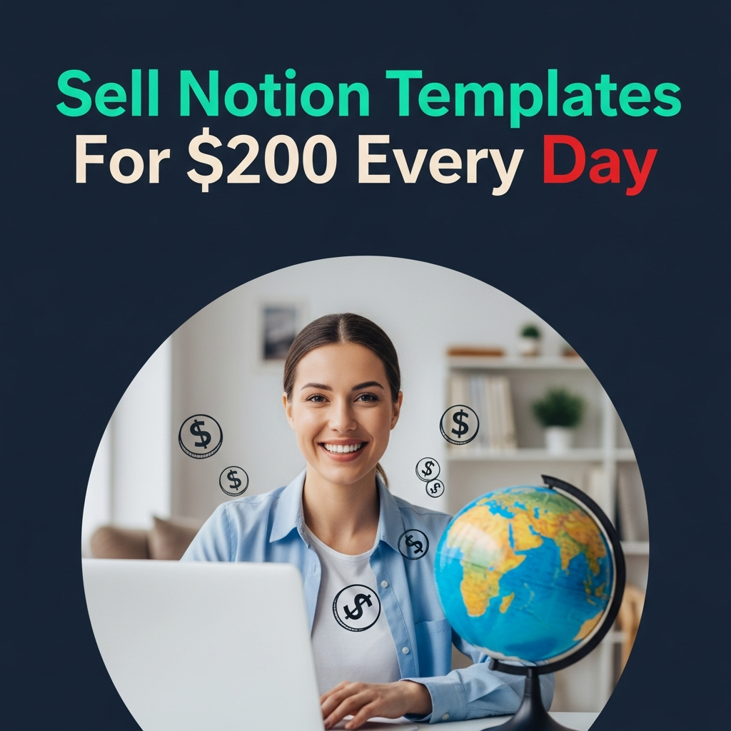 Sell Notion Templates For $200 Every Day