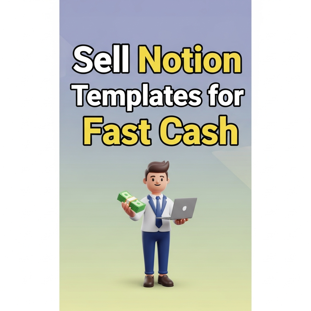 Sell Notion Templates for Fast Cash