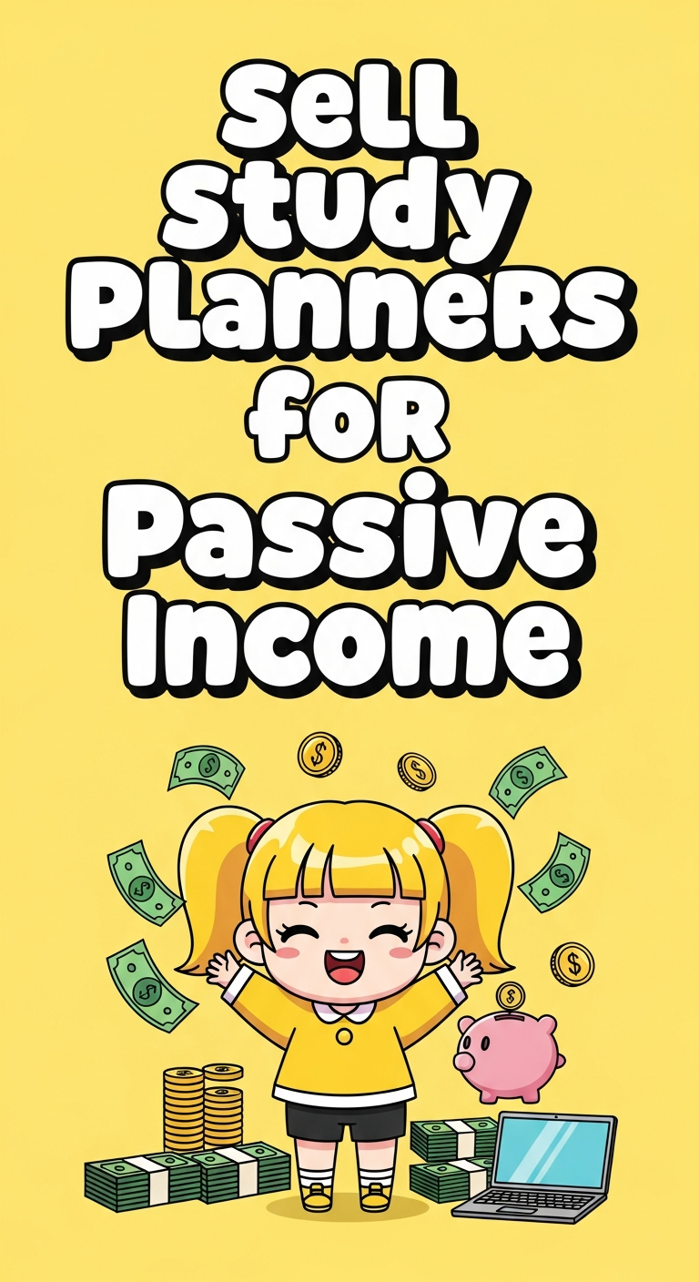 Sell Study Planners for Passive Income