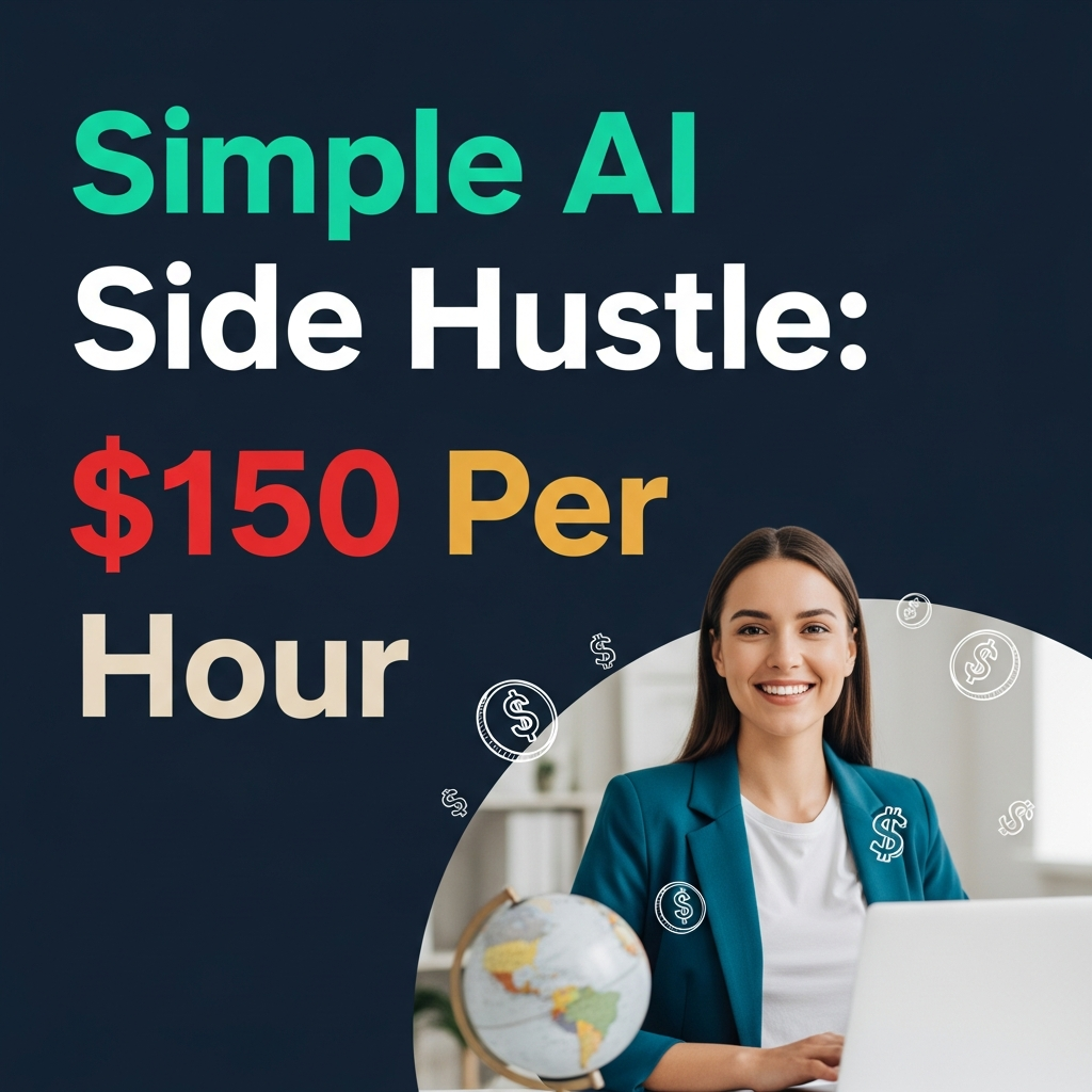 Simple AI Side Hustle: $150 Per Hour