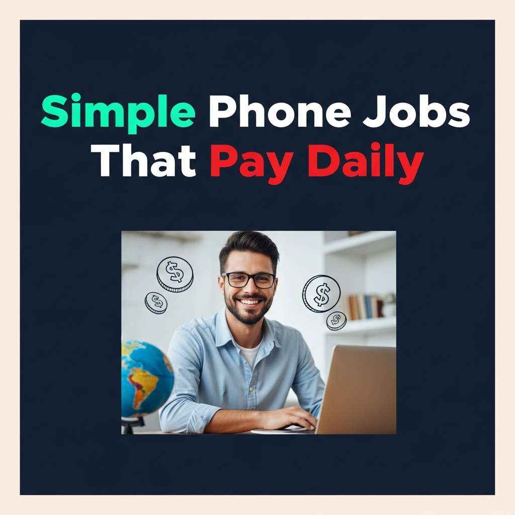Simple Phone Jobs That Pay Daily