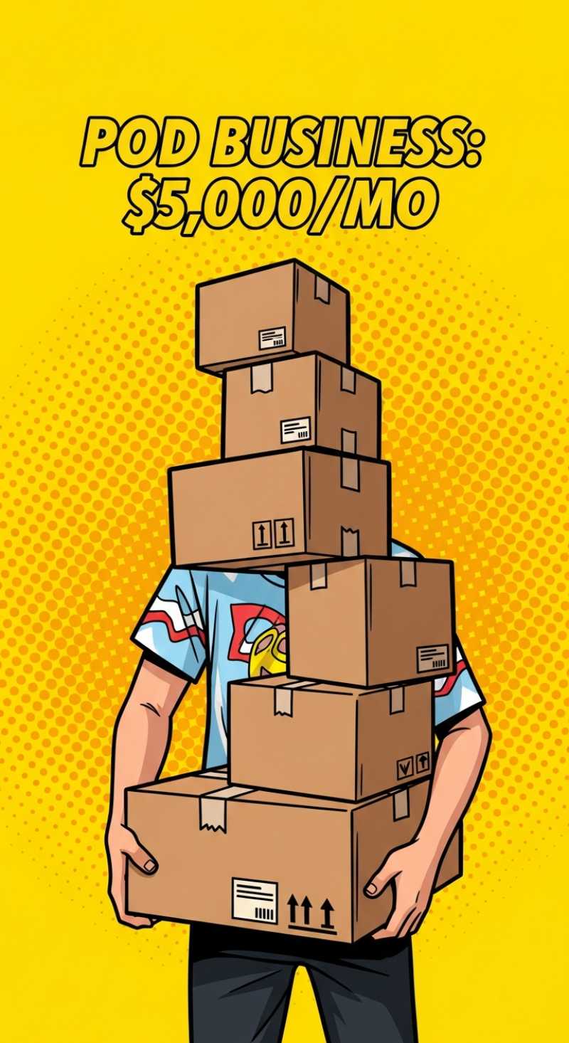 Start a $5,000/Month Print on Demand Business