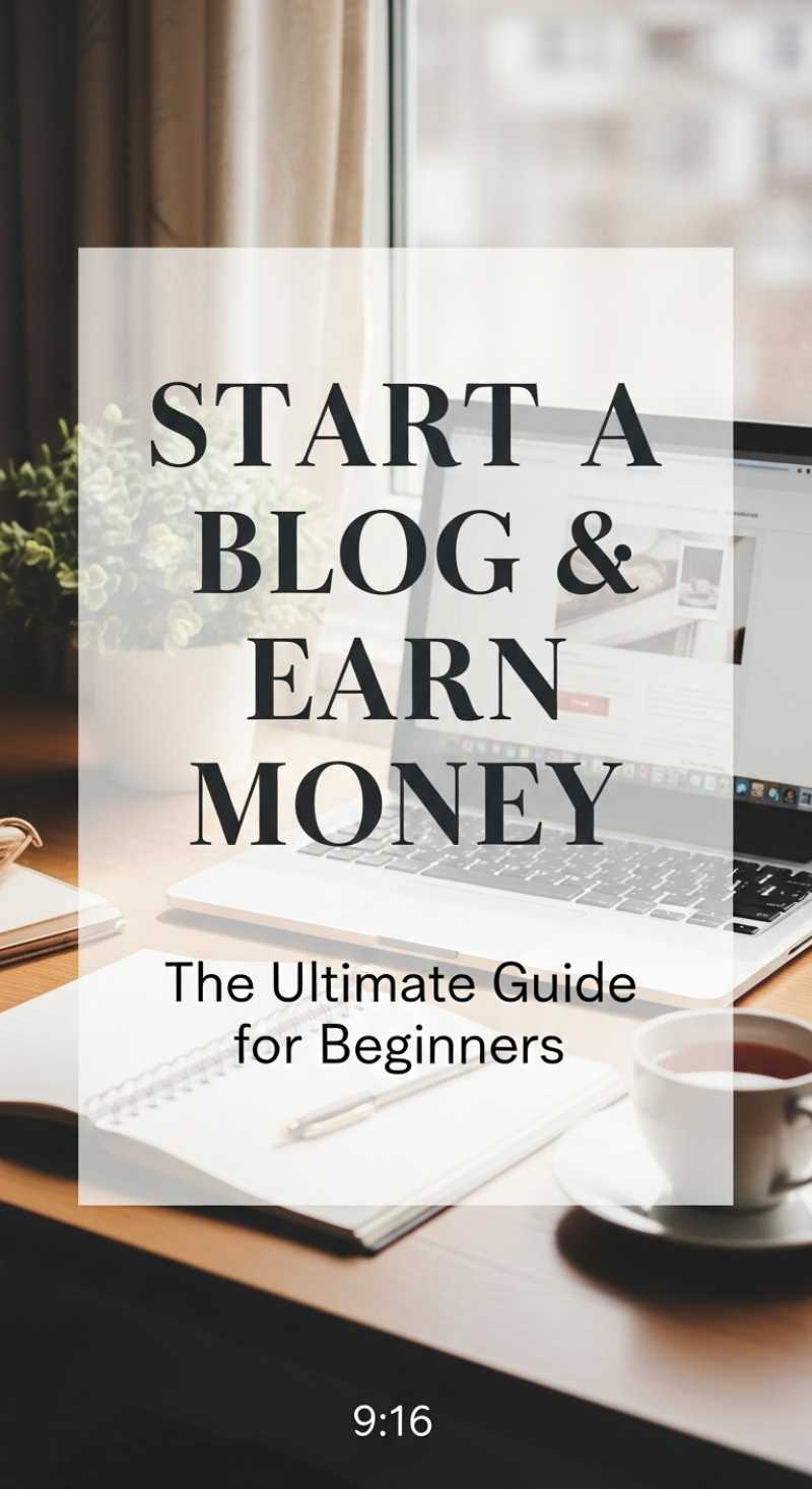 Start a Blog & Earn Money: The Ultimate Guide for Beginners