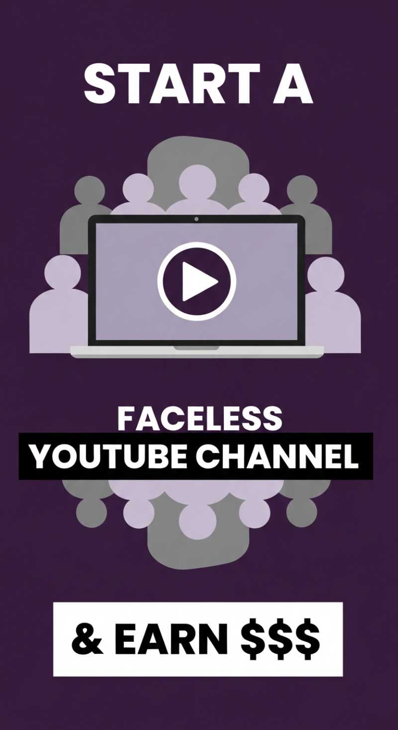 Start a Faceless YouTube Channel & Earn $$$