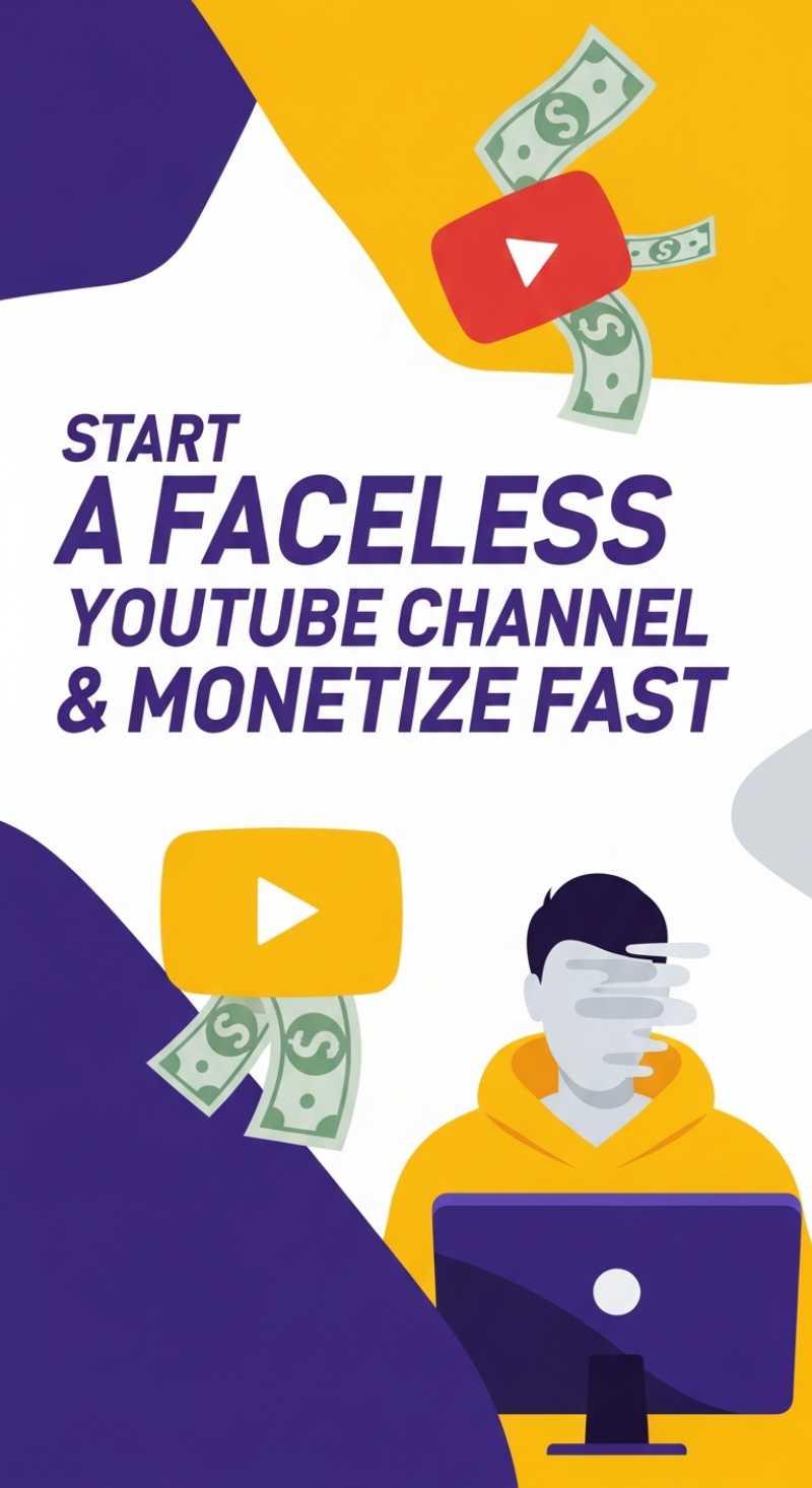 Start a Faceless YouTube Channel & Monetize Fast