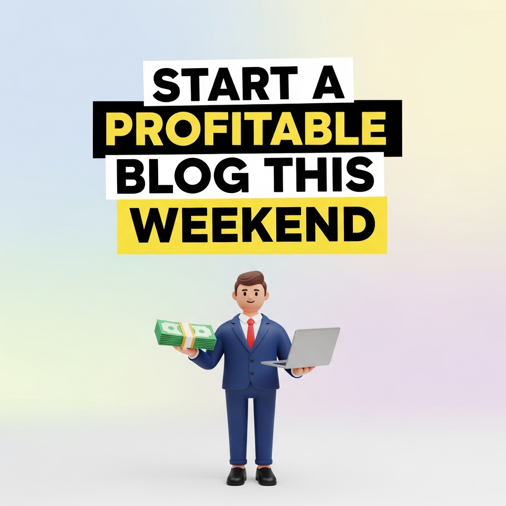 Start a Profitable Blog This Weekend