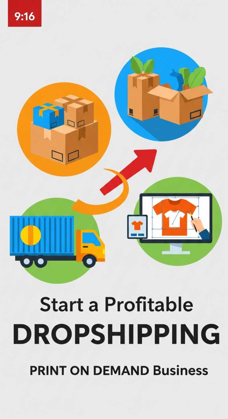 Start a Profitable Dropshipping or Print on Demand Business Today!
